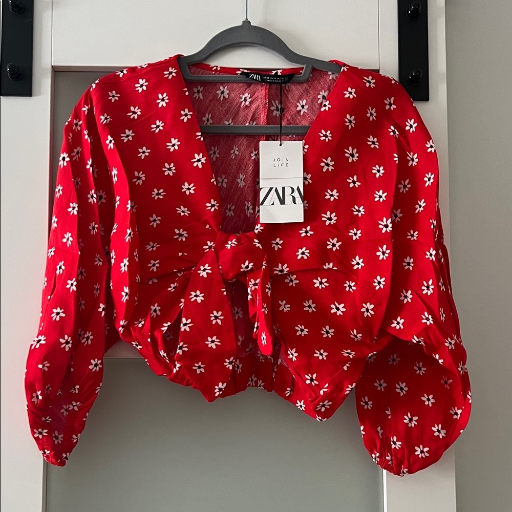 NEW zara crop top